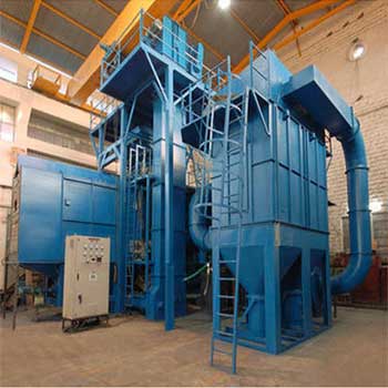 Spinner Hanger Double Door Type Shot Blasting Machine